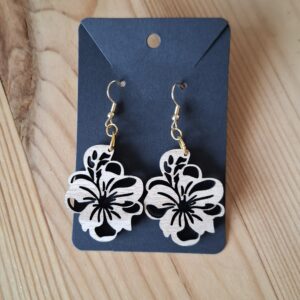 Boucles d'oreilles fleur