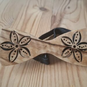 Nœud papillon fleur